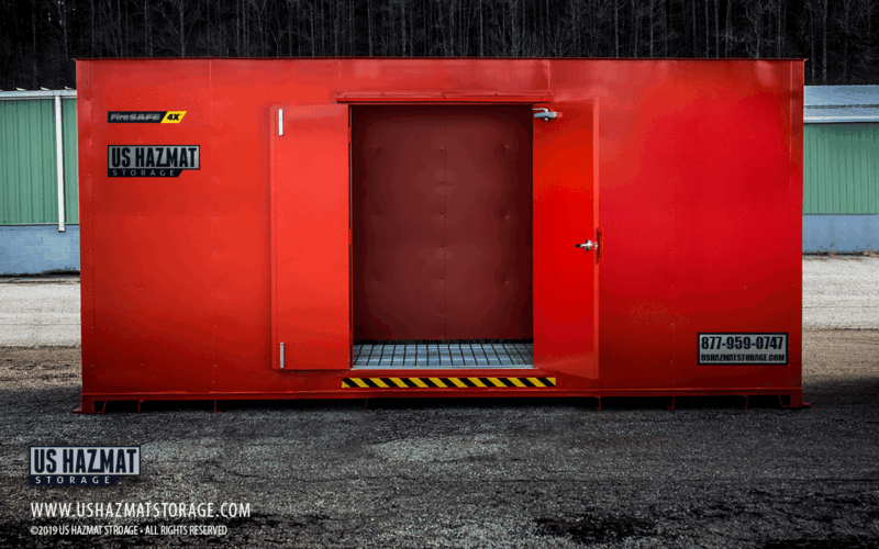 Four Hour Fire Rated Chemical Storage Building Four Hour Fire Rated Chemical Storage Building Model 4FS2008