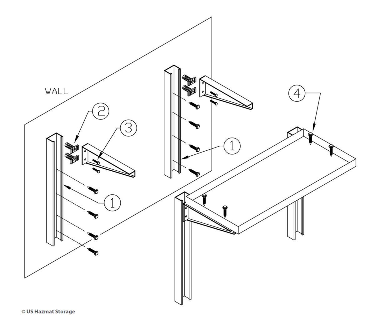 Shelving Instructions US Hazmat Storage