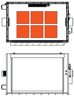 TS1812 Tote Storage Capacity Diagram