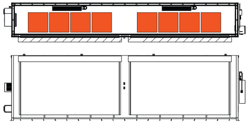 TS4006 Tote Storage Capacity Diagram