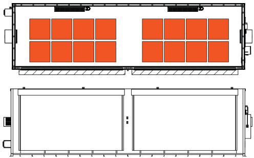 TS4012 Tote Storage Capacity Diagram