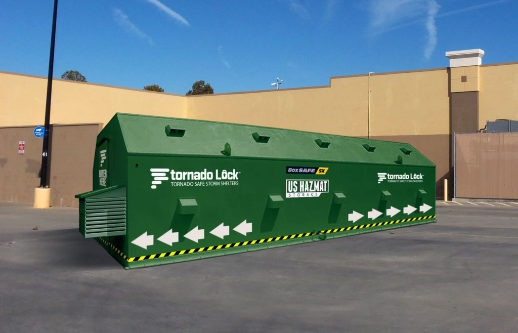 Commercial Warehouse Storm Shelter