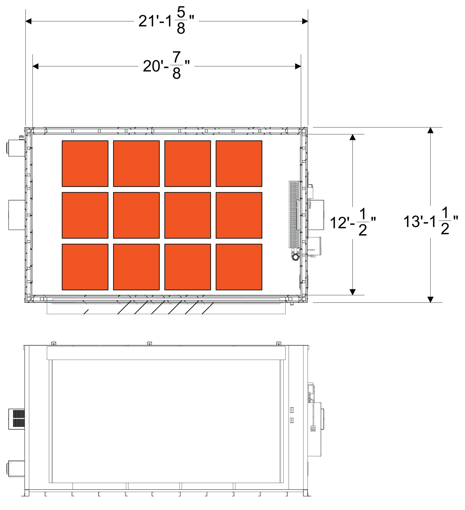 TS 2214 Tote Dimensions & Storage Capacity CAD