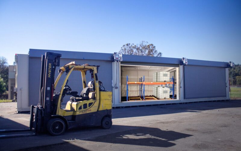 Tote Chemical Storage Building Tote Chemical Storage Building