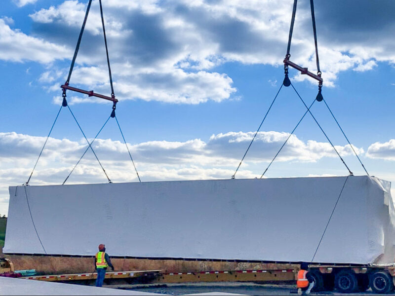 Hazmat Storage Unit Delivery Installation Cranes Hazmat Storage Unit Delivery Installation Cranes