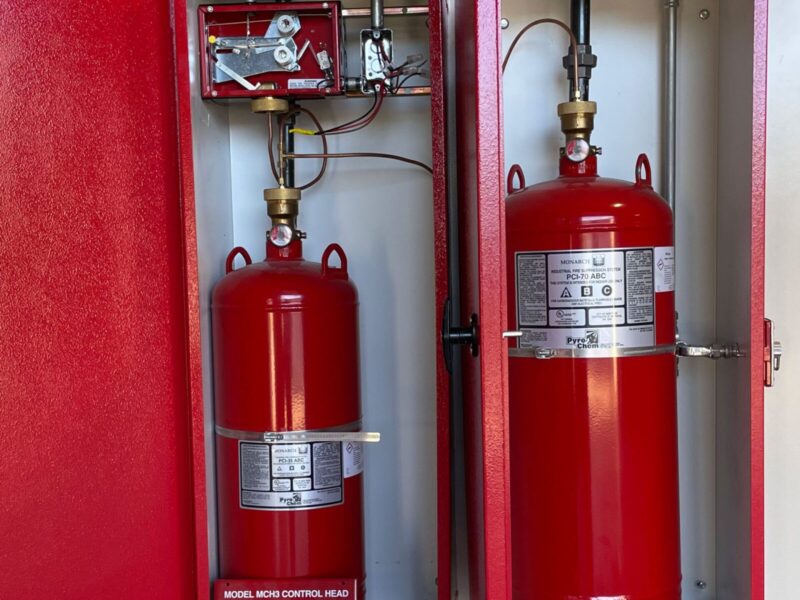 Hazmat Storage Fire Suppression System Hazmat Storage Fire Suppression System