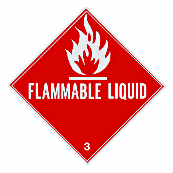 Flammable Liquid Hazard Signage