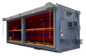 Hazmat Storage Tote Safe cutout