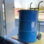 Chemical Storage Drum on Handtruck