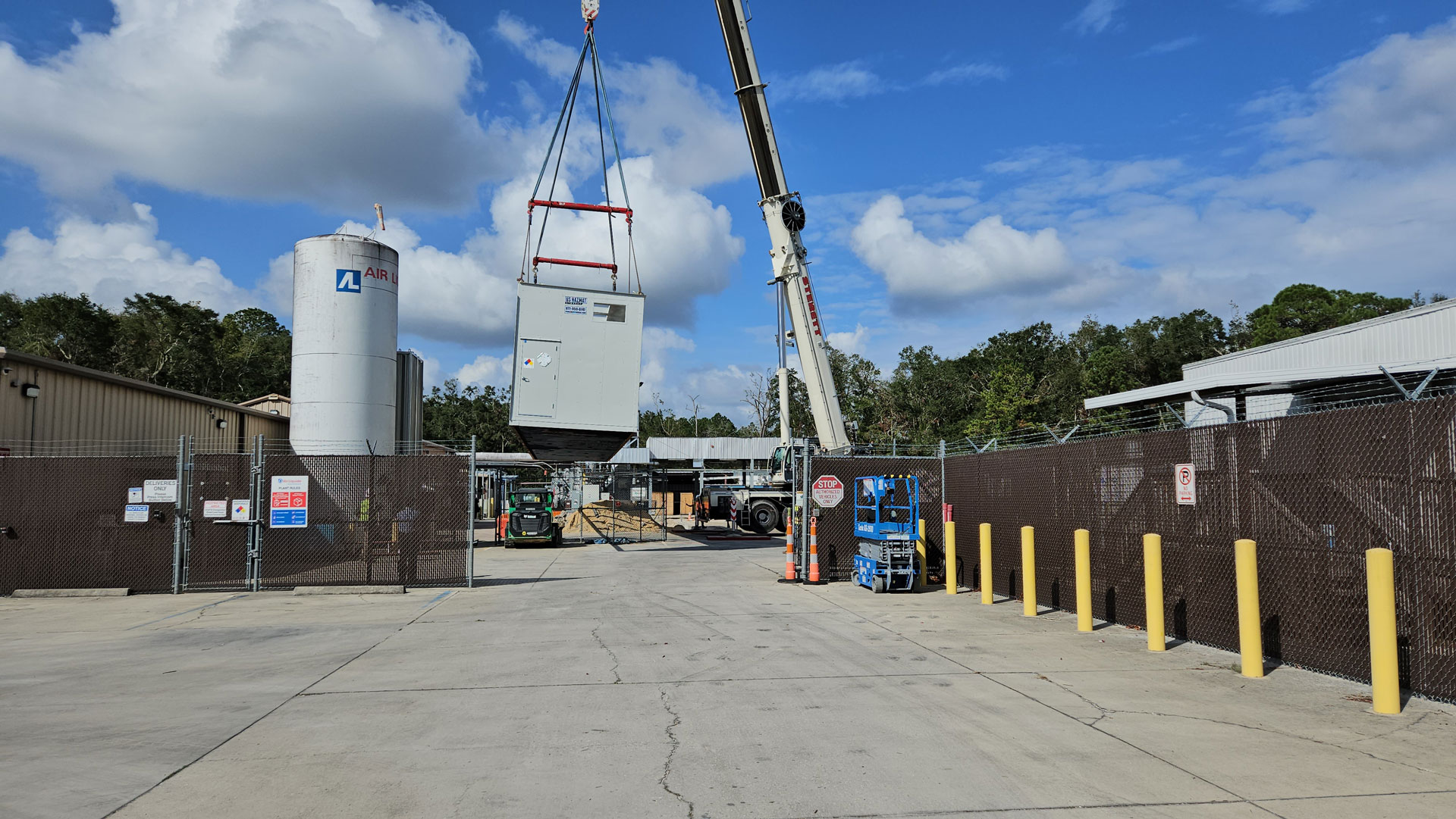 Custom Engineered Flammable Storage Duplex Modular Installation