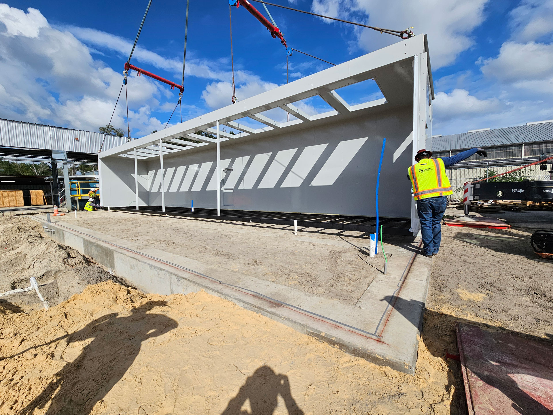 Custom Engineered Flammable Storage Duplex Modular Installation