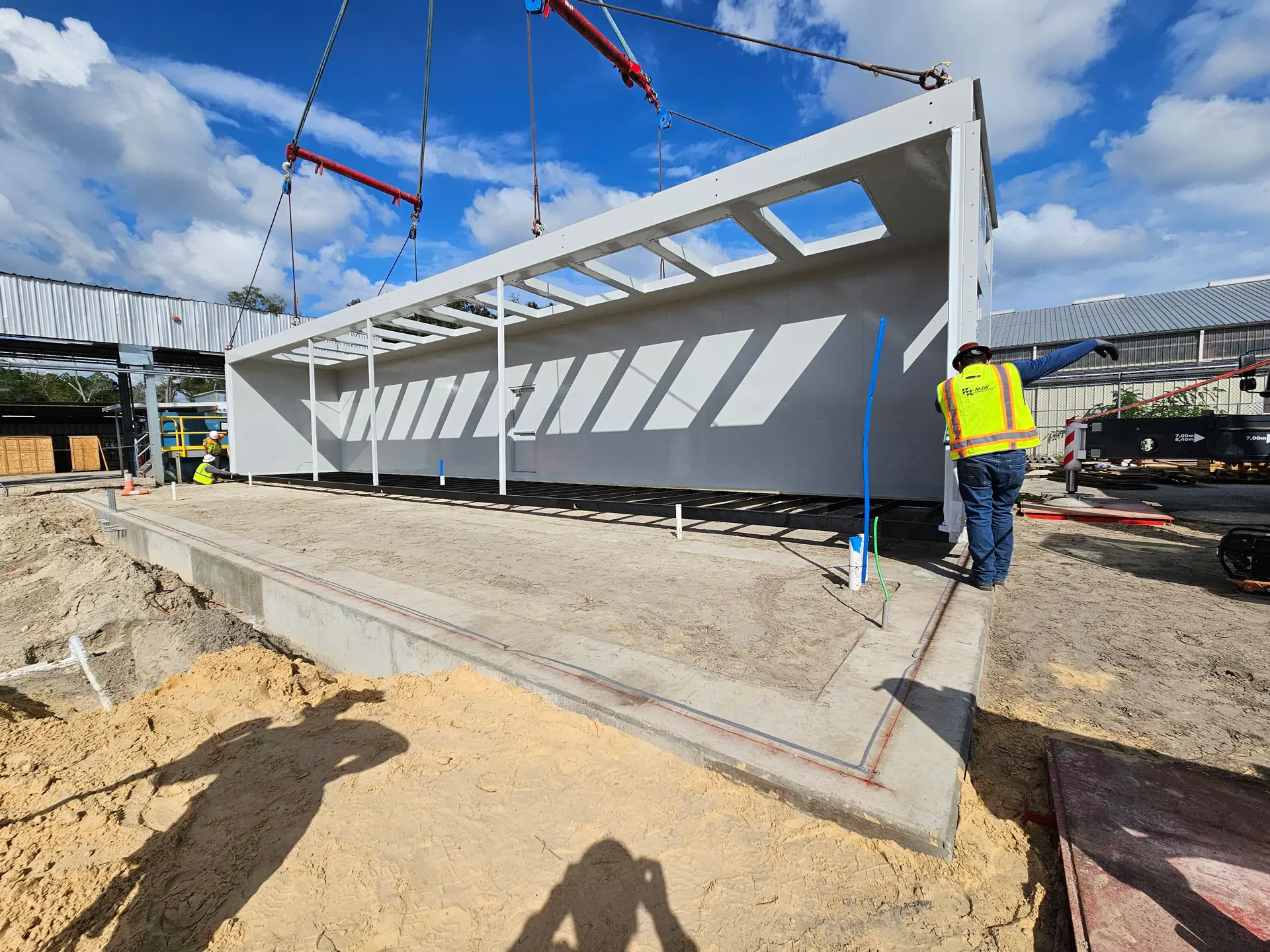 Custom Engineered Flammable Storage Duplex Modular Installation