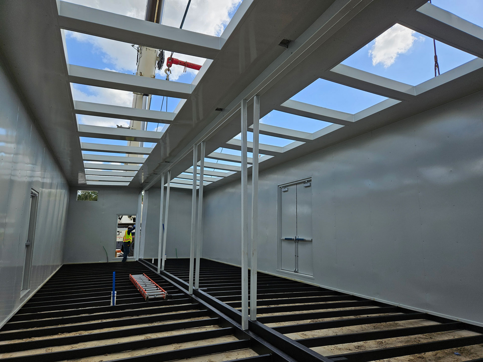 Custom Engineered Flammable Storage Duplex Modular Installation