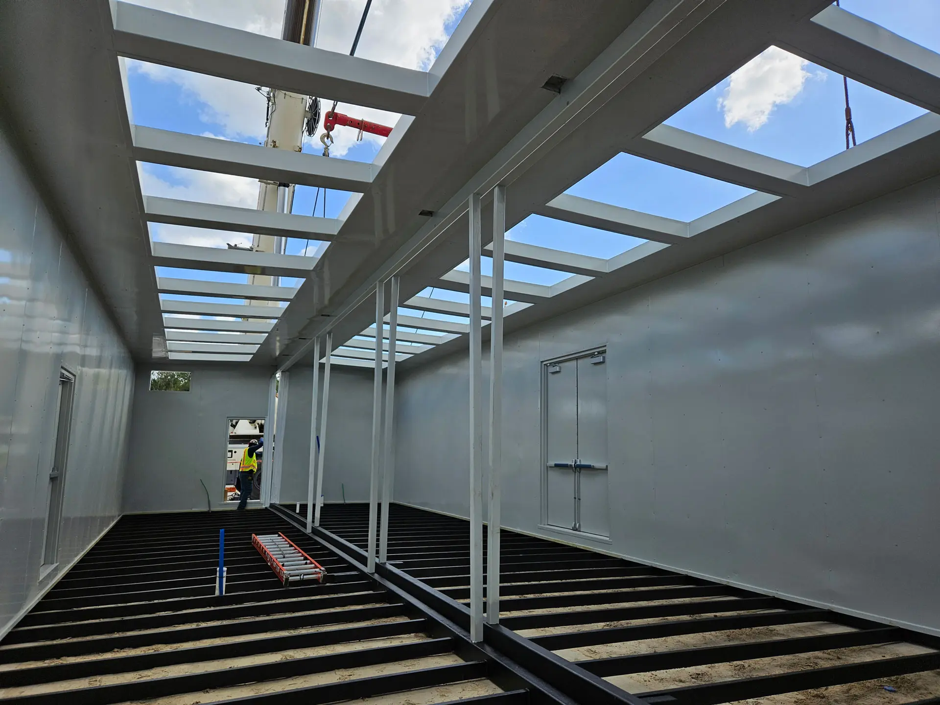 Custom Engineered Flammable Storage Duplex Modular Installation