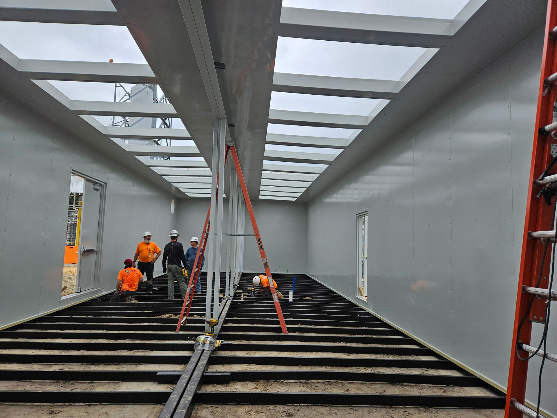 Custom Engineered Flammable Storage Duplex Modular Installation