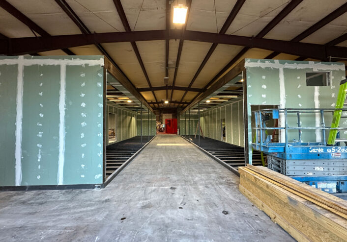Custom Engineered Flammable Storage Duplex Modular Installation