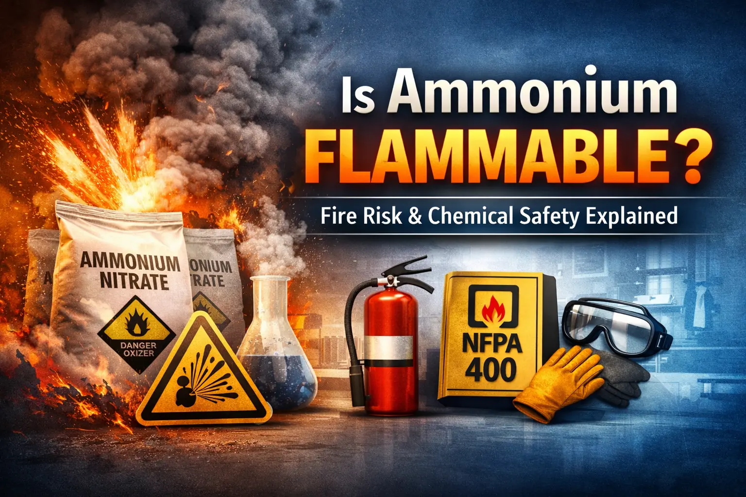 Is Ammonium Flammable Fire Risk, Safety Guidelines