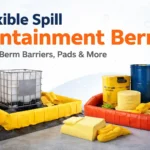 Flexible spill containment berms