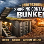 Underground Shipping Container Bunker