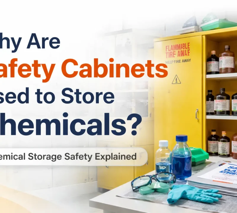 Safety cabinets used to store chemicals