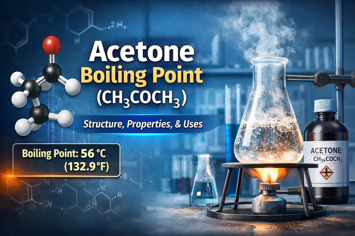 Acetone Boiling Point (CH3COCH3) | Structure, Properties & Uses