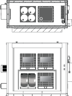 TS-1406 Tote & Barrel Storage Diagram TS-1406 Tote & Barrel Storage Diagram