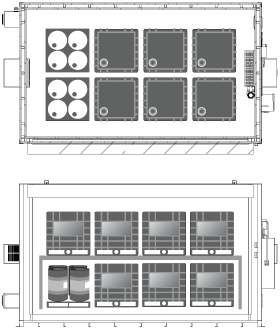 TS-2210 Tote & Barrel Storage Diagram TS-2210 Tote & Barrel Storage Diagram