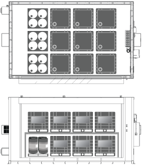TS-2214 Tote & Barrel Storage Diagram TS-2214 Tote & Barrel Storage Diagram