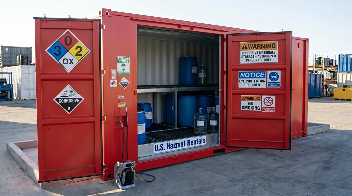 Corrosive Storage Lockers_ How to Secure Non-Flammable Chemicals at Your Facility