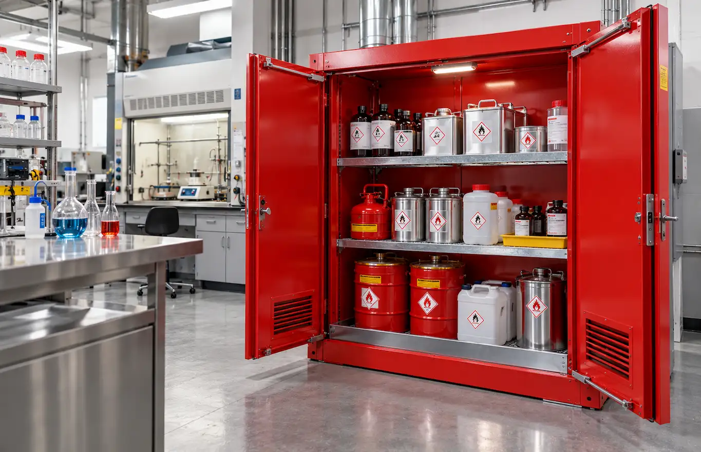 Lab Storage Cabinet Why the Chemical Decides the Spec